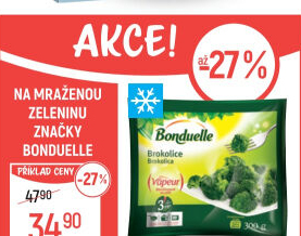 Brokolice mražená Vapeur Bonduelle