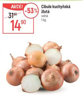 Cibule kuchyňská žlutá