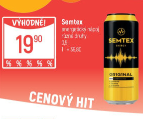 Energetický nápoj Semtex