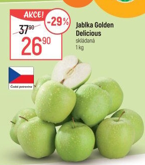 Jablka Golden Delicious