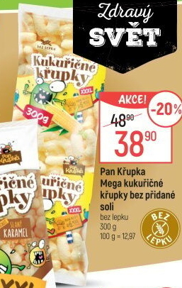 Kukuřičné křupky bez lepku Rej