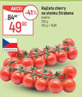 Rajčata cherry keříková Čerstvě utrženo