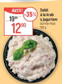 Salát a la krab s jogurtem