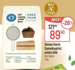 Samokypřicí směs bez lepku Doves Farm