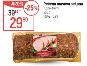 Sekaná pečená masová Ravy