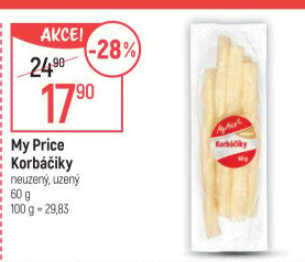 Sýr korbáčky My price