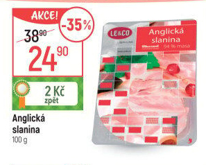 Anglická slanina LE&amp