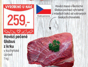 Hovězí pečeně z krku Globus