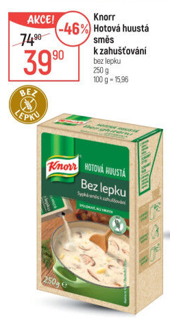 Jíška hotová bez lepku Huustá Knorr
