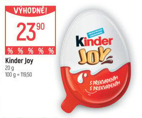 Kinder Joy s překvapením