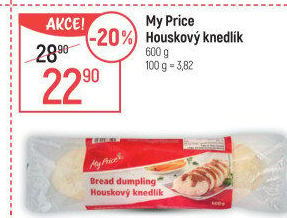 Knedlík houskový My Price
