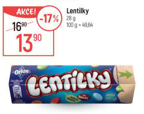 Lentilky Orion