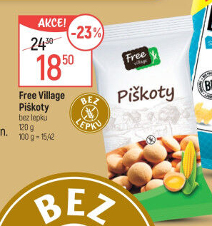 Piškoty bez lepku Free Village