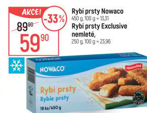 Rybí prsty předsmažené mražené Nowaco