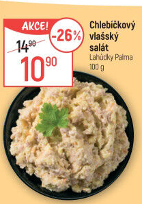 Salát vlašský chlebíčkový