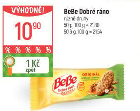 Sušenky BeBe Dobré ráno Opavia