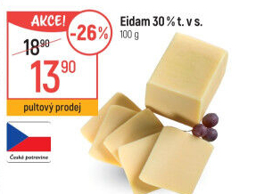 Sýr Eidam 30%