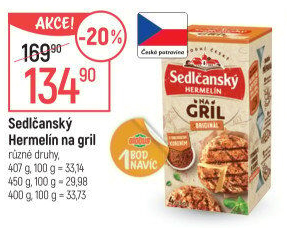 Sýr Hermelín na gril Sedlčanský