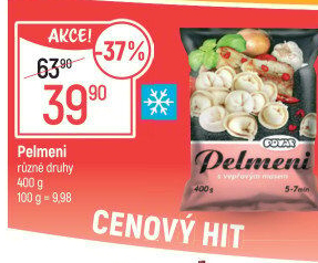 Těstoviny plněnémražené Pelmeni Povar