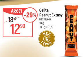 Tyčinka Peanut extasy Celita