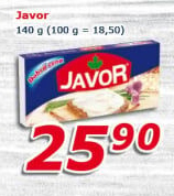 Sýr tavený Javor