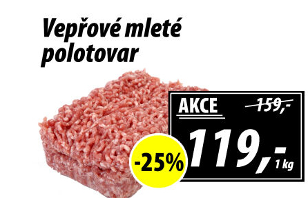 Maso mleté vepřové