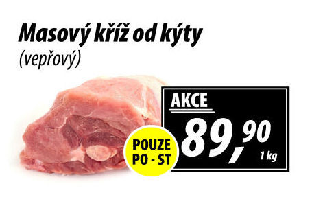 Masový kříž od kýty vepřový