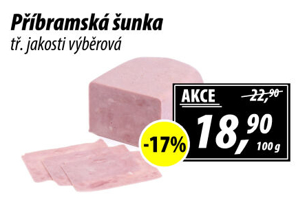 Šunka výběrová příbramská