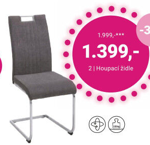 HOUPACÍ ŽIDLE „KATJA“