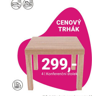 KONFERENČNÍ STOLEK „NORA“