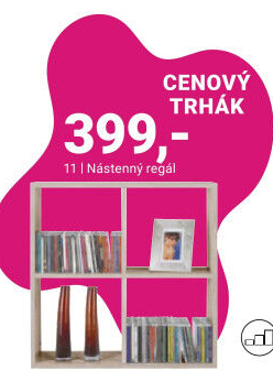 NÁSTĚNNÝ REGÁL „ALEX“