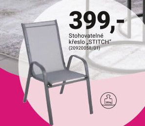 Stohovatelné křeslo „STITCH“