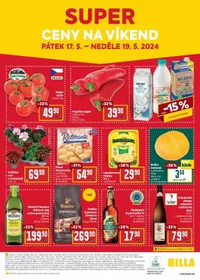 akční leták BILLA 15.5.2024-21.5.2024