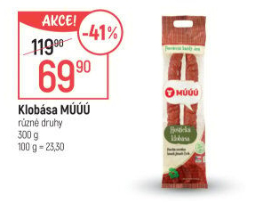 Hoštická klobása Maso uzeniny Písek