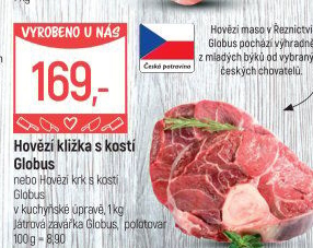 Hovězí kližka s kostí Globus