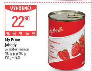 Kompot jahody My Price