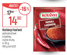 Koření Paprika lahůdková Kotányi