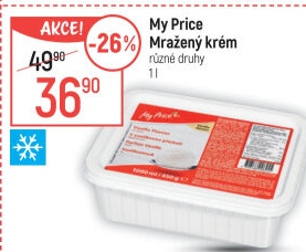 Mražený krém My Price