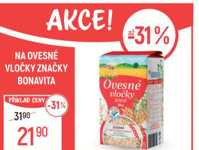 Ovesné vločky Bonavita