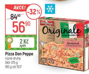 Pizza mražená Don Peppe