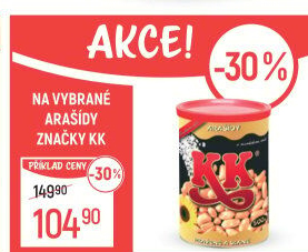 Pražené arašídy KK