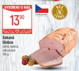 Sekaná masová Globus