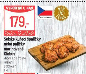 Selské kuřecí stehna marinovaná Globus