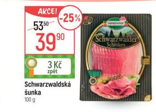 Šunka schwarzwaldská Tannenhof