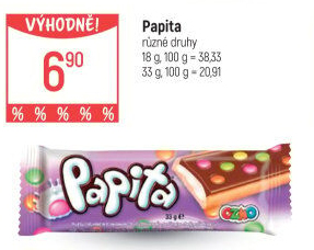 Tyčinka Papita Sölen