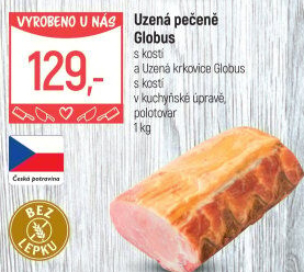 Uzená pečeně s kostí Globus
