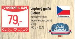 Vepřový guláš ve skle Globus