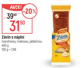 Závin s náplní Delta