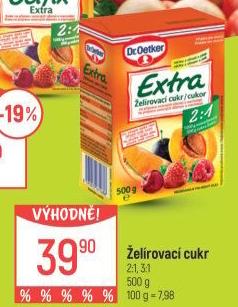 Želírovací cukr Extra Dr. Oetker
