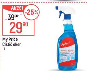 Čistič oken My Price